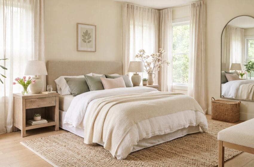 spring bedroom decor ideas
