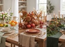 seasonal table decor ideas